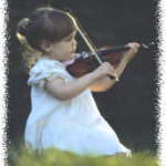 child playing violin