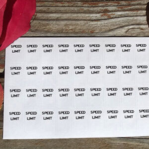 Tempo "Speed Limit" Stickers