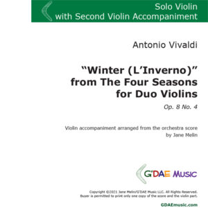 Vivaldi "Winter" Violin Concerto with Second Violin Accompaniment