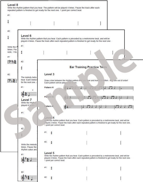 Ear Training Practice Questions and Answers (WSMTA Music Literacy)