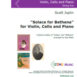 Joplin Medley - "Solace for Bethena" for Piano Trio