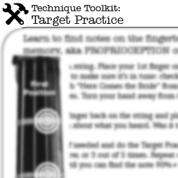 Target Practice for Intonation - Printable