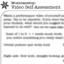 Self-Assessment Form - Printable